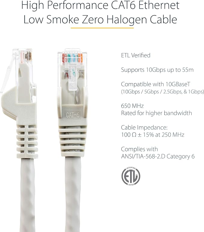 StarTech.com 50ft CAT6 Ethernet Cable - Image 4