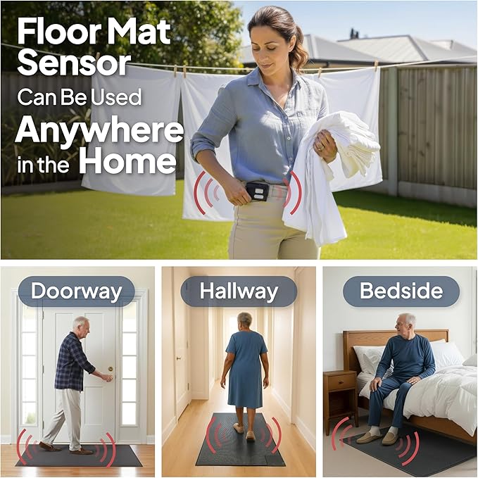 Smart Caregiver Floor Mat Alarm and Pager System - Image 6