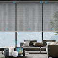 SmartWings Motorized Light Filtering Roller Shades Work by SmartWings