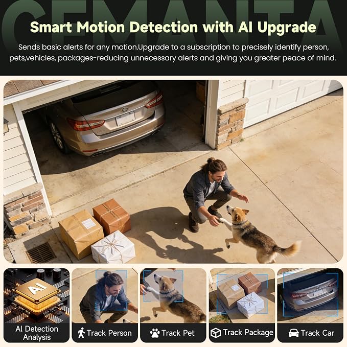 2K Security Camera Wireless Outdoor, Free Cloud Storage, 2.4G/5Ghz WiFi - Image 8