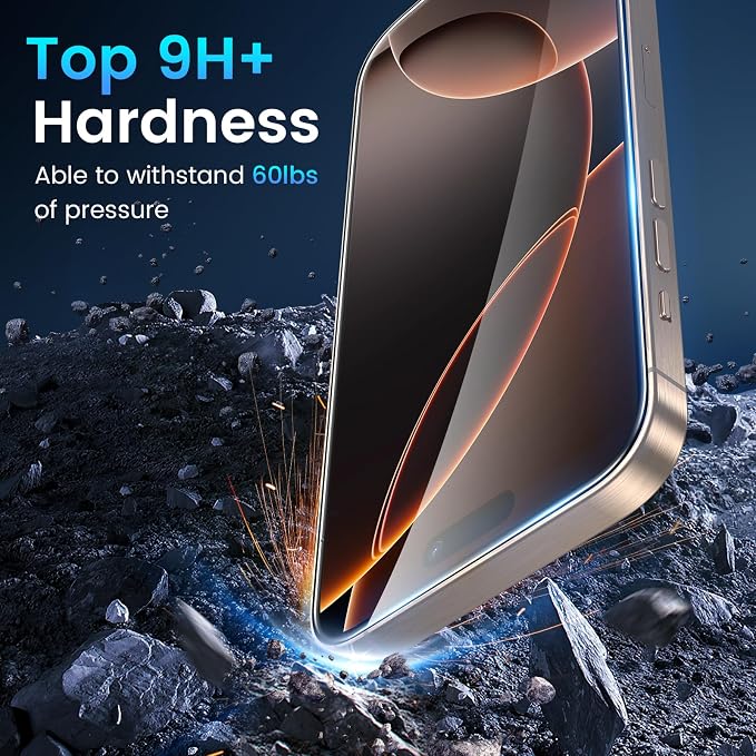 Fotbor for 3Pack iPhone 16 Pro Max Screen Protector - Image 2