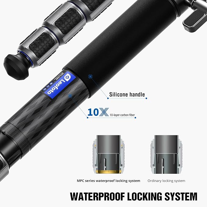 Carbon Fiber Lightweight Camera Monopod, Quick Lock System, MaxLoad 40kg - Image 4