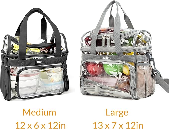 J.CARP Clear Bag Heavy Duty Backpack Durable Transparent See Through Bag - Image 3