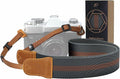 Padwa Lifestyle Green Brown Stripes Camera Strap by PadwaLifestyleCameraStrap