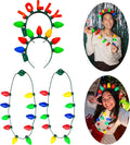 Light Up Party Wearables Set – LED Necklaces & Headbands, 3 Light Modes by coolthings