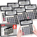 6 Pack Calculator Bulk, Calculators Desktop 12 Digit Extra Large LCD Display by YesBes