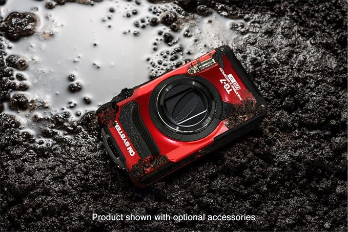 OM System OLYMPUS Tough TG-7 Red Underwater Camera, Waterproof, Freeze Proof - Image 10