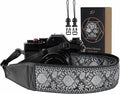 Padwa Lifestyle Gray Flower Camera Strap by PadwaLifestyleCameraStrap