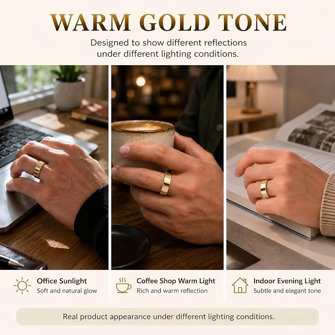 Smart Ring for Women Men, Sleep Tracking Wearable, Fitness Tracker Ring - Image 5
