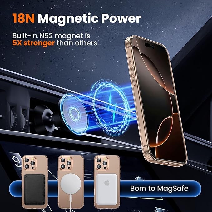 toushion 3 in 1 for iPhone 16 Pro Case Clear - Image 4