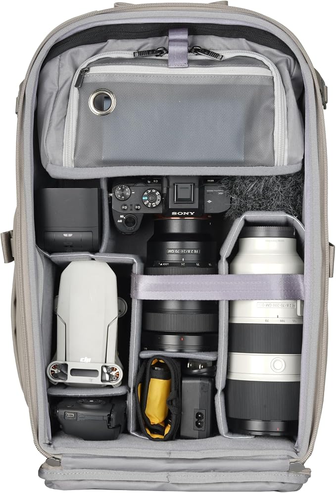 VANGUARD VEO Metro B25L Camera & Everyday Backpack – Fits 70–200mm Attached - Image 3