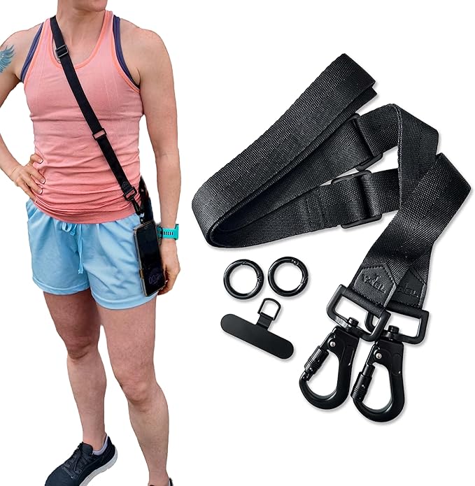 YAEL Halo Black Adjustable Cut-Resistant Anti-Theft Security Strap by Unknown