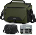 RAINSMORE Camera Bag, DSLR/SLR/Mirrorless Small Camera Sling Bag Waterproof by RAINSMORE