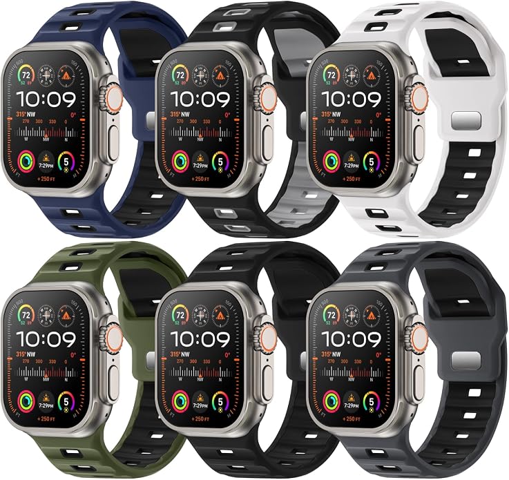 Sport Bands 6-Pack Compatible by Adorique