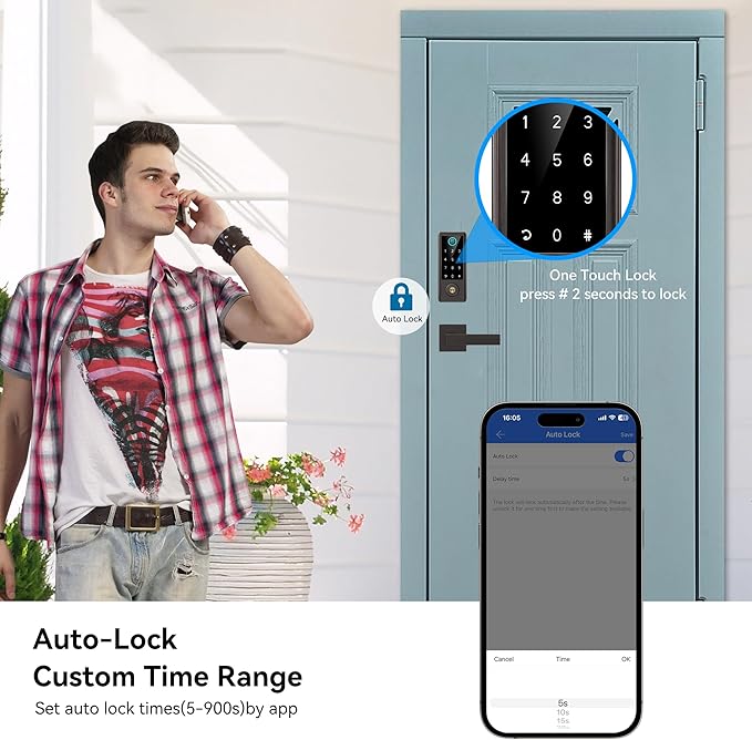 BEBASIA Smart Fingerprint Door Lock - Image 7