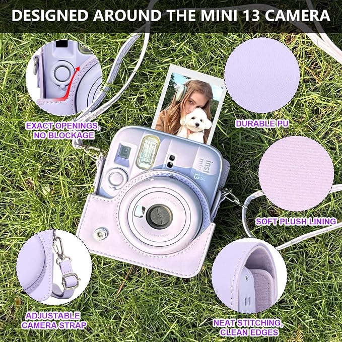 Camera Case for Fujifilm Instax Mini 13 Instant Camera, Mini 13 Camera - Image 3