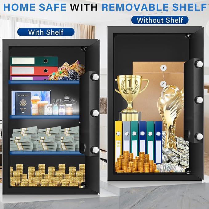 23.62 inches Tall Safe Box, 4.4 Cuft Home Safe - Image 4