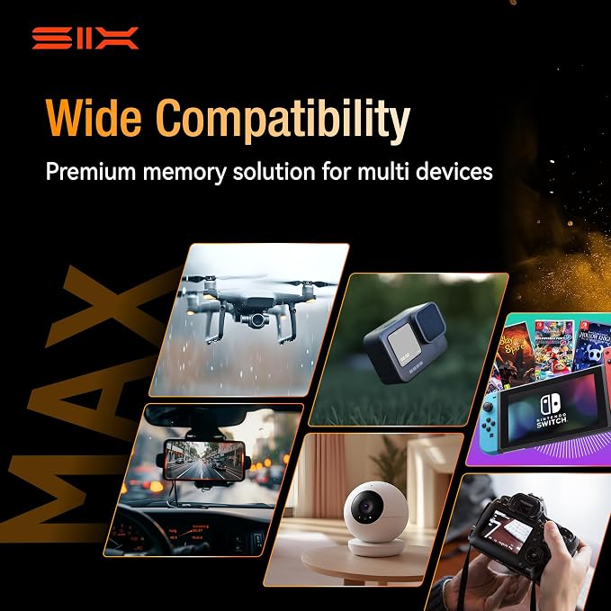 SIX M200 128GB Micro SD Card Read Up to 190MB/s - Image 6