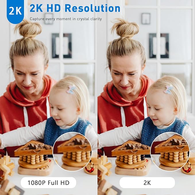 2K Home Security Cameras, Indoor Camera - Image 2