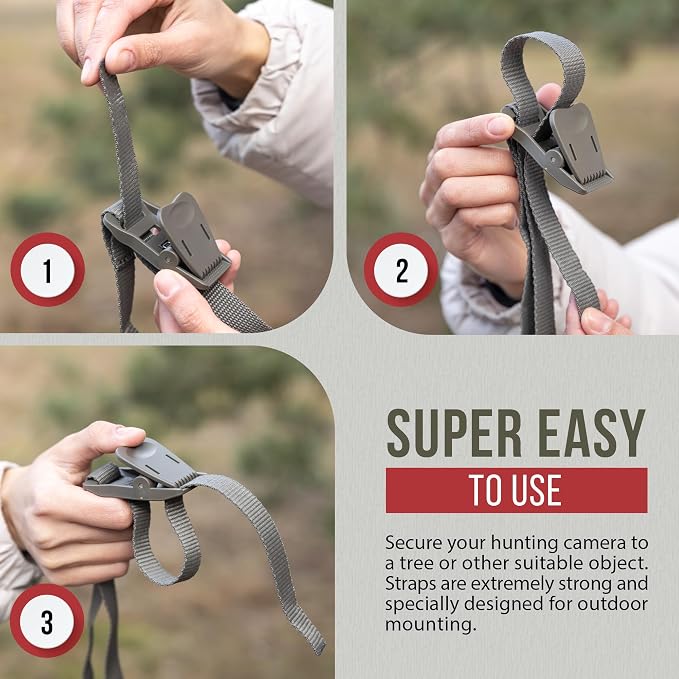 The...Cam Quick Camera Holder EasyStrap-3, Premium 3 Pack Trail Camera Straps - Image 6