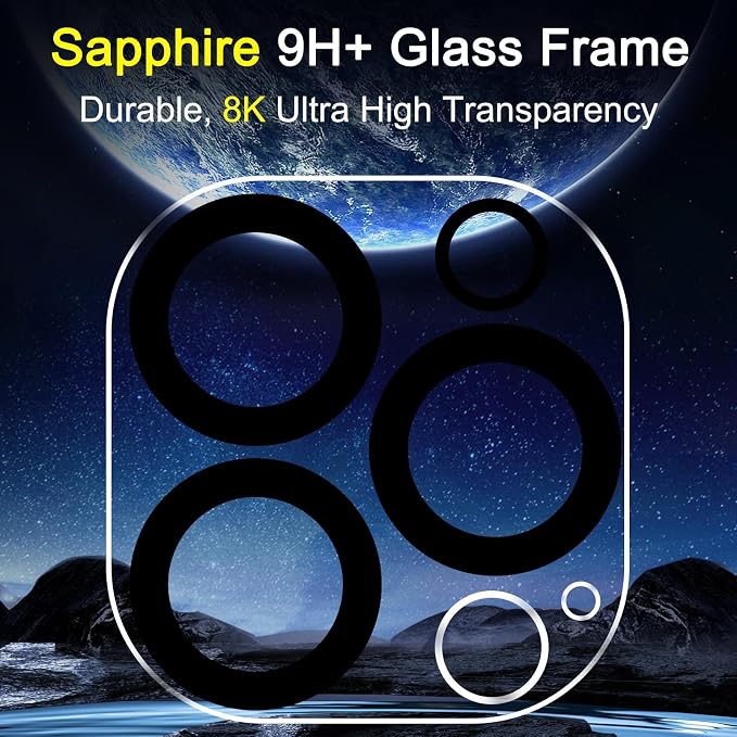 Ferilinso Designed for iPhone 13 Pro Max Camera Lens Protector, Designed for - Image 6