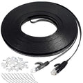 DAYEDZ Ethernet Cable 100 ft, Cat 6 High Speed Computer Network Flat Cord by DAYEDZ