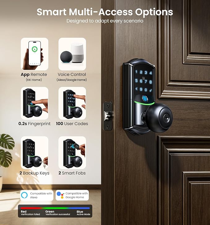 Veise VE028 Built-in Wi-Fi Smart Lock - Image 3