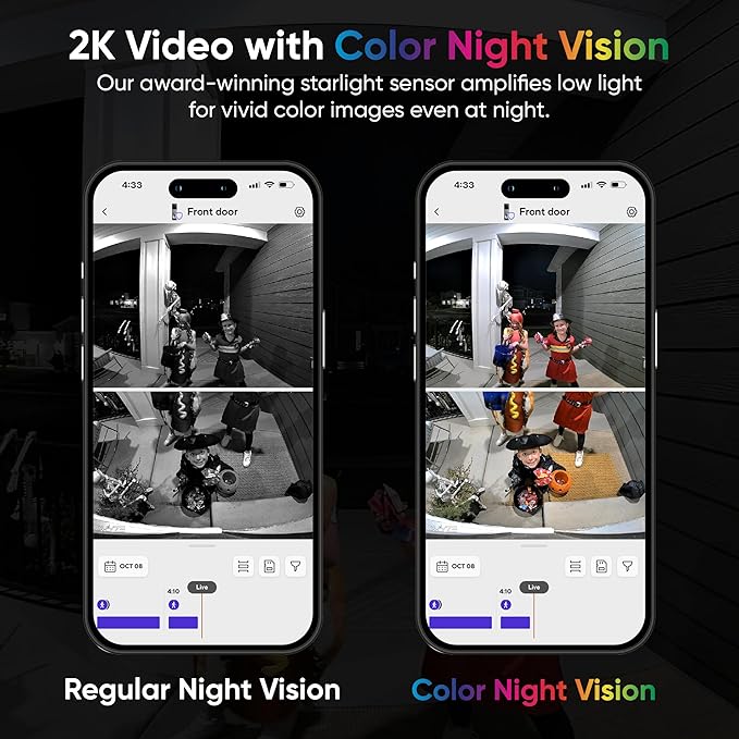 WYZE Wireless Duo Cam Video Doorbell, Battery Powered, 2K Full HD Video - Image 4