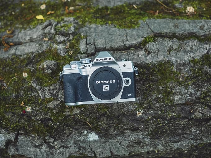 OM SYSTEM Olympus E-M10 Mark IV Silver Micro Four Thirds System Camera 20MP - Image 5