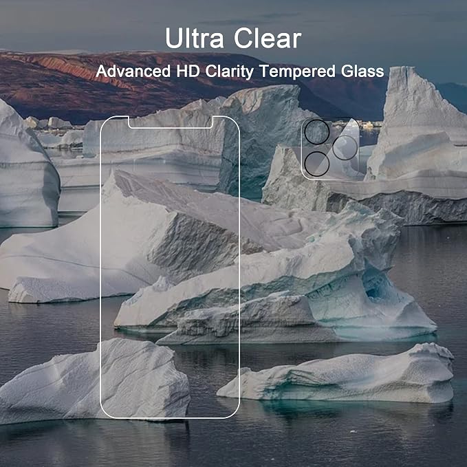 Ailun 2 Pack Screen Protector for iPhone 11 Pro Max + 2 Pack Camera Lens - Image 4