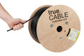 TRUE CABLE Cat6A Shielded Riser Bulk Ethernet Cable, 23AWG Solid Bare Copper by trueCABLE