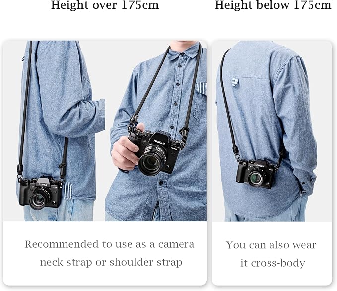 VOVMOEYA Nylon Braided Camera Rope Strap, Camera Neck Shoulder Strap - Image 5