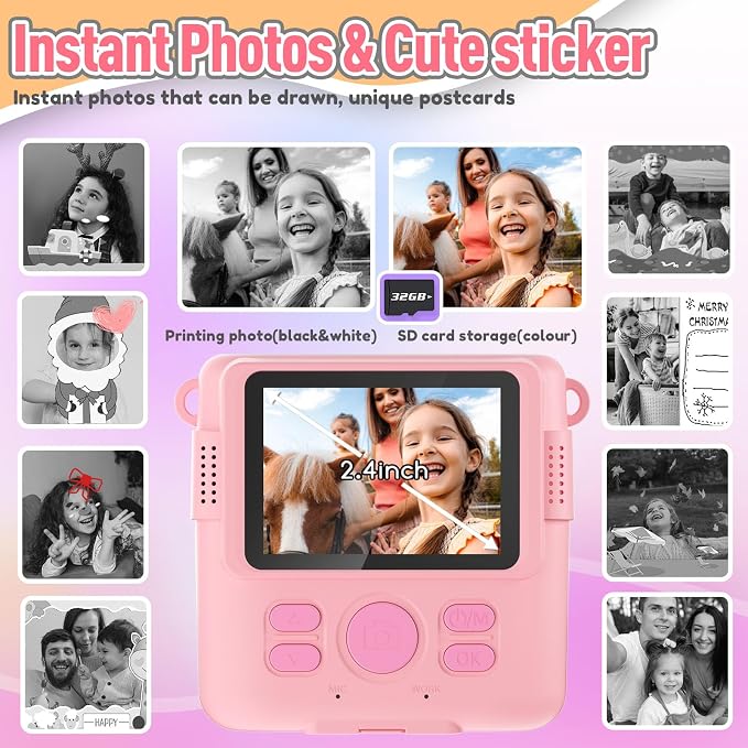 ESOXOFFORE Instant Print Camera - Image 3