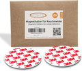 ECENCE Magnetic Smoke Detector Installation Tool 2pcs Magnetic Adhesive Pads by ECENCETradingGmbH