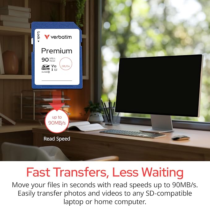 Verbatim 16GB Premium SDHC Memory Card, UHS-I V10 U1 Class 10 - Image 3