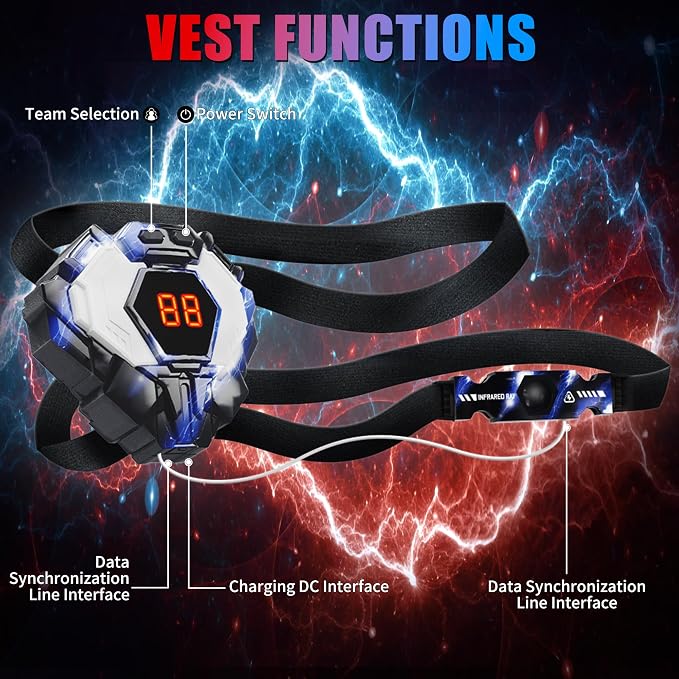 Rechargeable Laser Tag Guns Set of 2 - Image 3