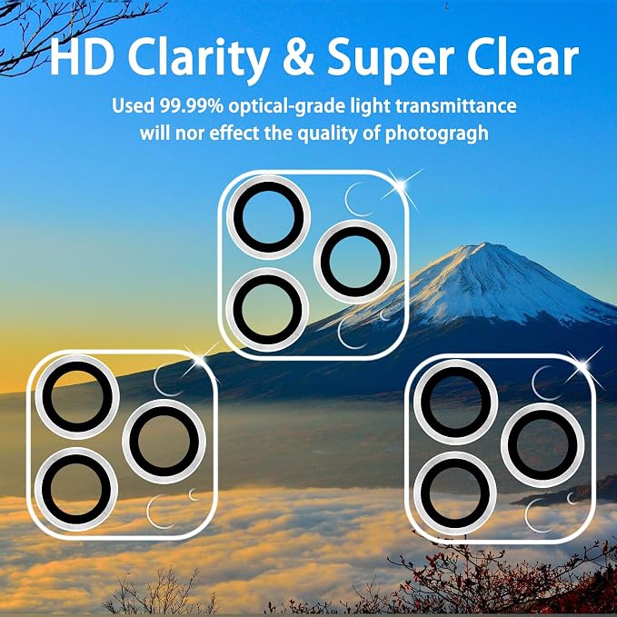 3 Pack Dengduoduo Tempered Glass Camera Lens Protector - Image 3