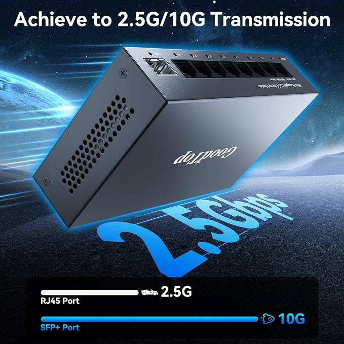 8 Port 2.5G Managed Ethernet Switch - Image 2