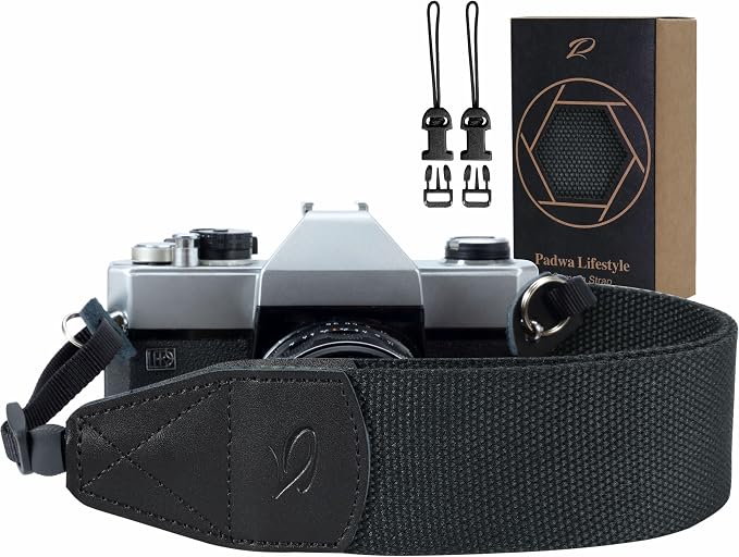 Padwa Lifestyle Black Camera Strap by PadwaLifestyleCameraStrap