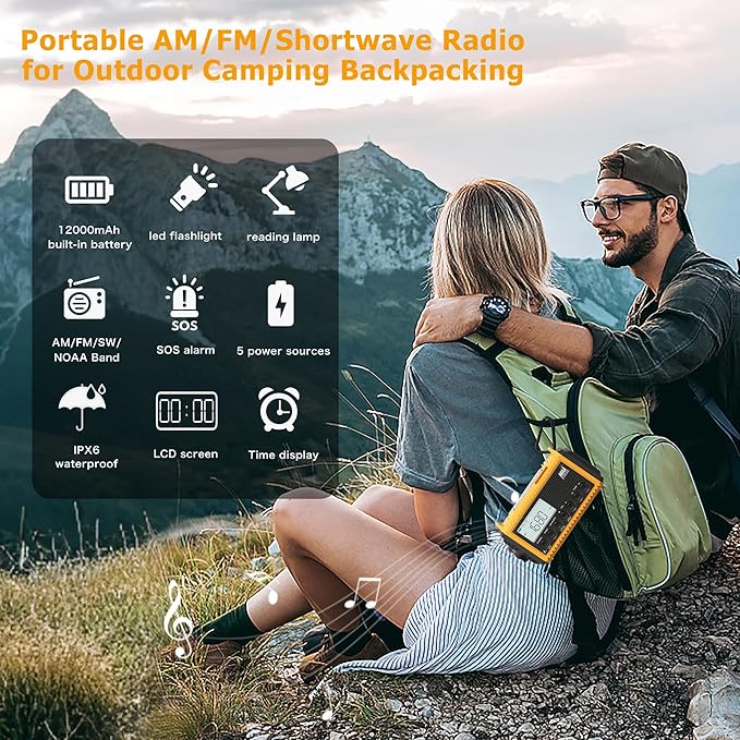 Eoxsmile Emergency Radio 12000mAh - Image 7