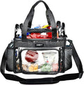 J.CARP Clear Bag Heavy Duty Backpack Durable Transparent See Through Bag by JCARP
