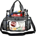 J.CARP Clear Bag Heavy Duty Backpack Durable Transparent See Through Bag by JCARP