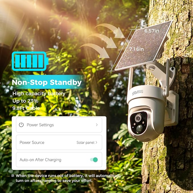 Sovmiku 2CQ3 4G LTE Cellular Security Camera Wireless Outdoor, $14.9/Month - Image 5