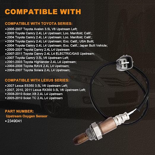 234-9041 O2 Oxygen Sensor Upstream Compatible - Image 2