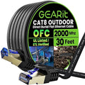 GEARit Cat 8 Outdoor Flat Ethernet Cable Direct Burial Rated LLDPE Jacket by GEARit