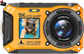 5K Underwater Camera 33FT Waterproof Camera by Sisusy