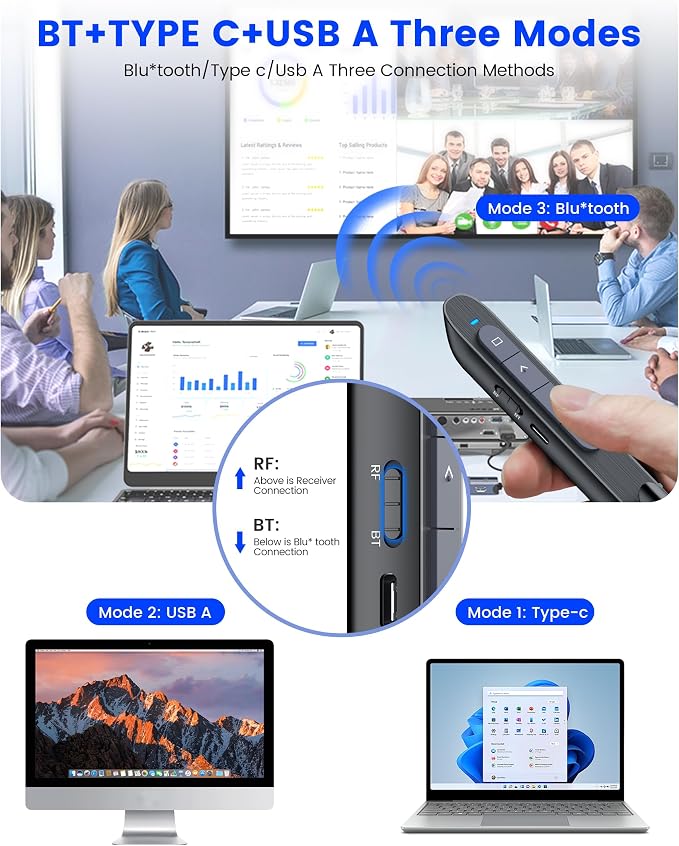 Presentation Clicker Rechargeable Compatible - Image 2