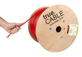 TRUE CABLE Cat6A Riser, Bulk Ethernet Cable, 23AWG Solid Bare Copper, by trueCABLE