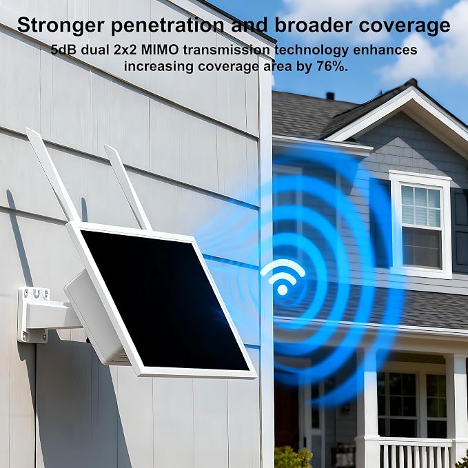 Solfie Solar Wi-Fi Extender Outdoor, Battery & Solar Powered, Wireless Signal - Image 5