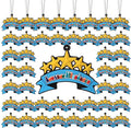100 Pcs Awesome Attendance Silicone Tags by Solsew